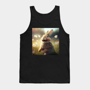 cheerful, laughing bunny Tank Top